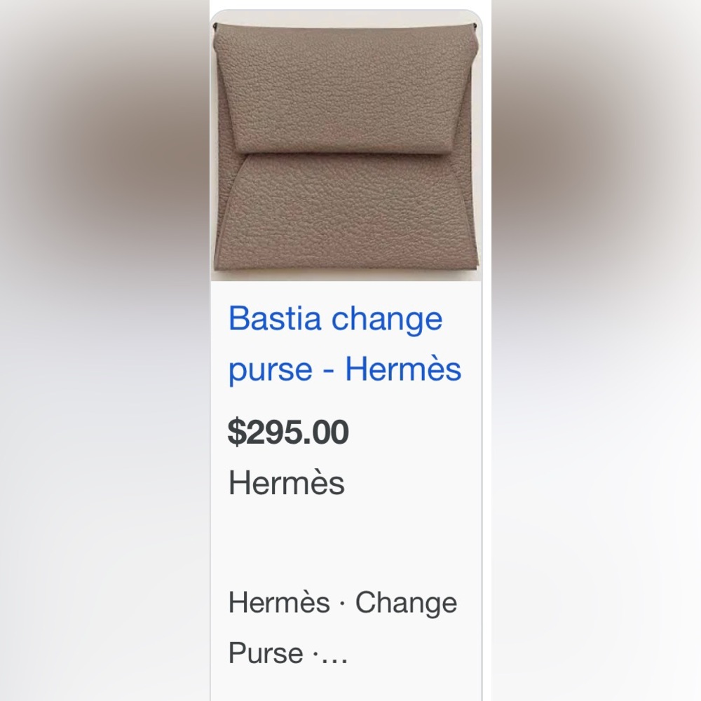 Hermes Bastia change purse